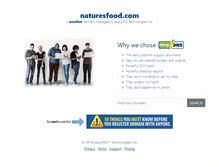 Tablet Screenshot of naturesfood.com